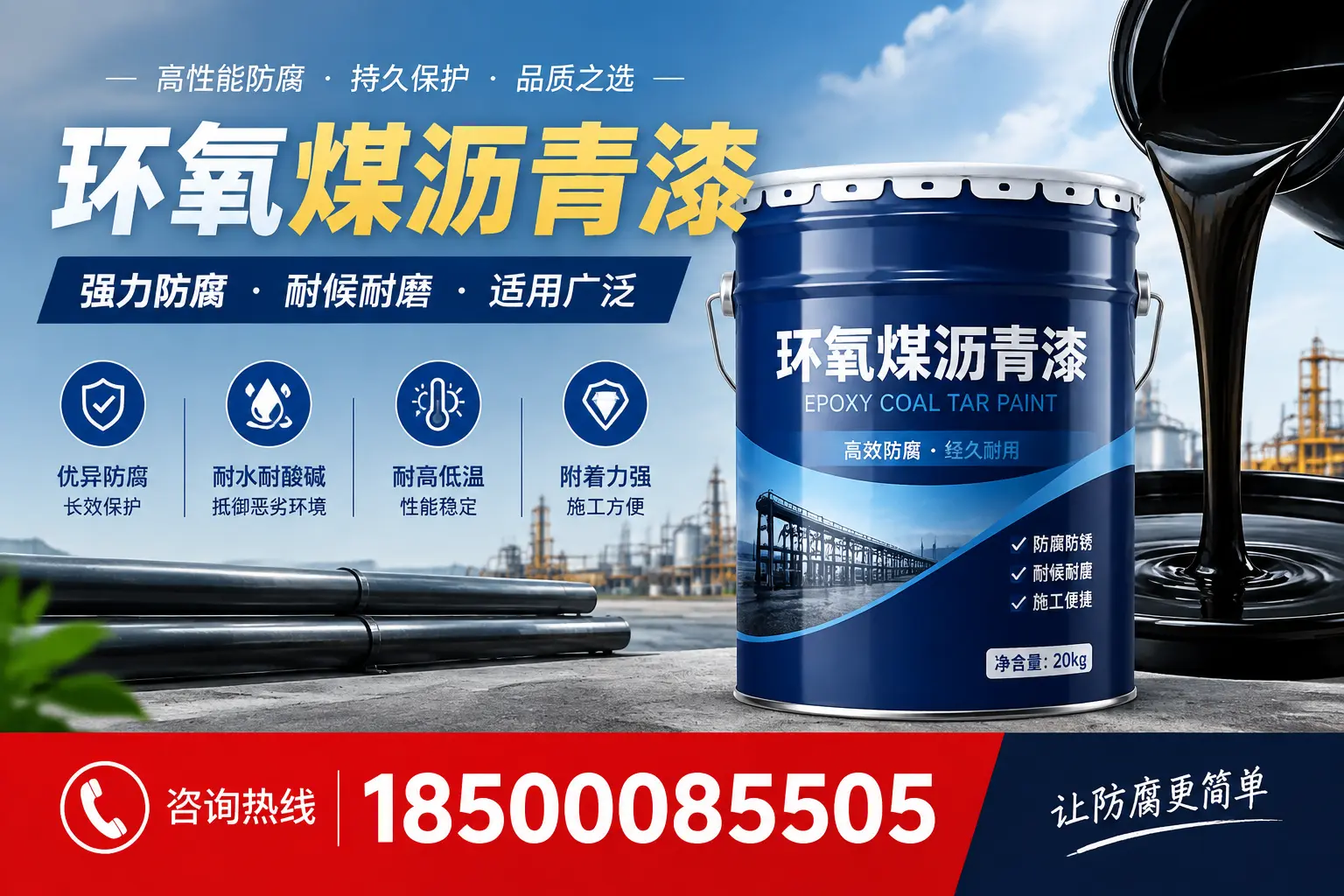 环氧煤沥青漆在不同气候条件下的表现分析,泰安适用性